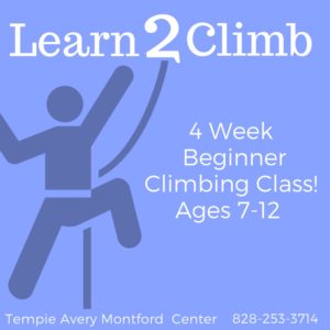 Learn2Climb (7-12yrs) @ Tempie Avery Montford Center | Asheville | North Carolina | United States