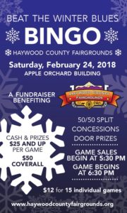 Beat the Winter Blues BINGO @ Haywood County Fairgrounds  | Waynesville | North Carolina | United States