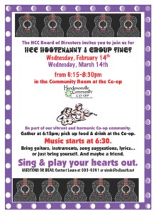 Valentine's Day Hootenanny @ The Hendersonville Community Co-op  | Hendersonville | North Carolina | United States