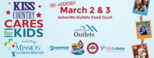 Kiss Country Cares for Kids Radiothon @ Asheville Outlets | Asheville | North Carolina | United States