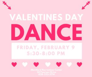 Youth Valentine’s Day Dance (K-5th Grade) @ Tempie Avery Montford Recreation Center | Asheville | North Carolina | United States