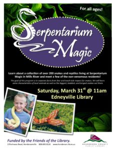 Serpentarium Magic @ Edneyville Public Library | Hendersonville | North Carolina | United States