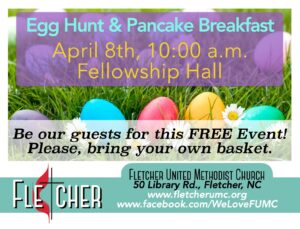 Pancake Breakfast & Kids Egg Hunt @ Fletcher United Methodist Church | Fletcher | North Carolina | United States