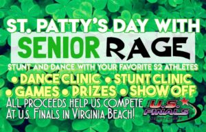 St. Patty's Day Stunt and Dance with Rage @ Fearless Athletics  | Arden | North Carolina | United States