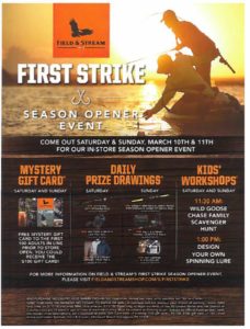 First Strike Event at Field & Stream @ Asheville Outlets  | Asheville | North Carolina | United States