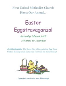 Easter Extravaganza @ First United Methodist Church of Marion | Marion | North Carolina | United States