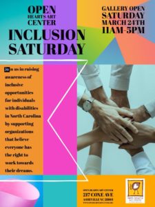 Inclusion Saturday @ Open Hearts Art Center | Asheville | North Carolina | United States