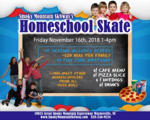 Home School Skate @ Smoky Mountain Sk8way & FUN ZONE  | Waynesville | North Carolina | United States