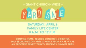 Giant Church-Wide Yard Sale @ Family Life Center at Trinity of Fairview | Fletcher | North Carolina | United States