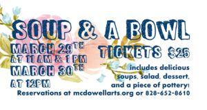 Soup & A Bowl 2019 @ McDowell Arts Council Association  | Marion | North Carolina | United States