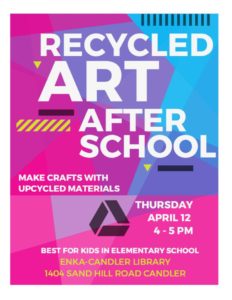 Recycled Art After School (K-5th Grade) @ Enka-Candler Branch Library | Candler | North Carolina | United States