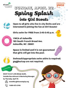 Spring Splash into Girl Scouts @ YWCA of Asheville  | Asheville | North Carolina | United States