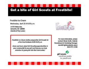 Get a bite of Girl Scouts at Frostbite @ Frostbite Ice Cream  | Asheville | North Carolina | United States