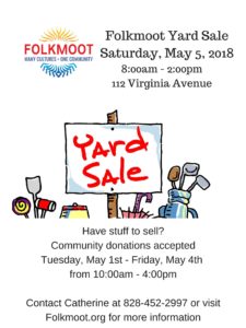 Folkmoot Yard Sale @ Folkmoot USA The "Official" North Carolina International Folk Festival  | Waynesville | North Carolina | United States