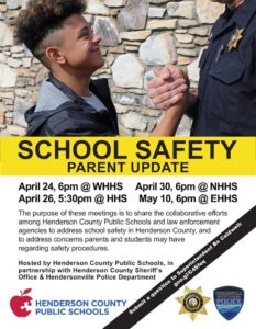 School Safety Parent Update Meeting @ Henderson County Public Schools