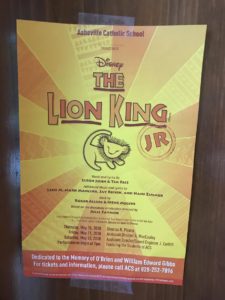 Stage Production: 'The Lion King Jr.' @ Asheville Catholic School | Asheville | North Carolina | United States