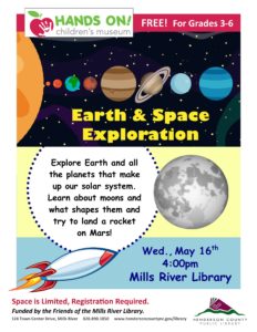 Earth & Space Exploration (3rd-6th Grade) @ Mills River Pubic Library | Mills River | North Carolina | United States