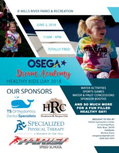 OSEGA Dream Academy Healthy Kids Day 2018 @ Mills River Park  | Mills River | North Carolina | United States