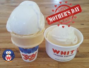 FREE Kid-Size Cone or Cup for Moms @ either of the two Whit's Frozen Custard locations in Asheville