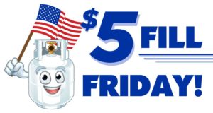 Blossman Gas Pre-Memorial $5 Grill Cylinder Fill Friday @ Participating Blossman Gas Locations