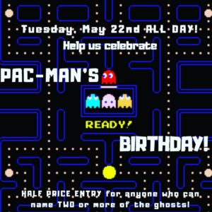 Pac-Man's Birthday Celebration @ Asheville Retrocade | Asheville | North Carolina | United States