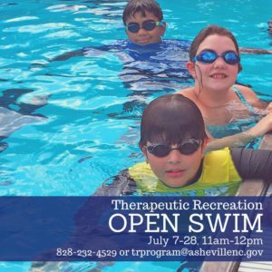 TR Open Swim (Ages 6+ with or without mild to moderate cognitive or developmental delays) @ Recreation Park Pool | Asheville | North Carolina | United States