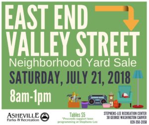 East End/Valley Street Neighborhood Yard Sale @ Stephens-Lee Recreation Center | Asheville | North Carolina | United States