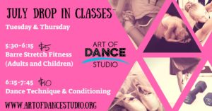 Drop-In Barre Fitness Class (8+yrs) @ Art of Dance Studio | Flat Rock | North Carolina | United States