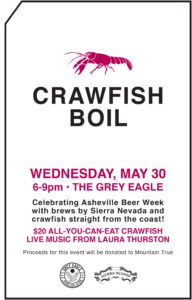 ALL-YOU-CAN-EAT Crawfish Boil w/ Sierra Nevada at The Grey Eagle @ The Grey Eagle  | Asheville | North Carolina | United States