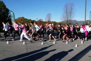 The Power of Pink 5K @ Frog Level section of Waynesville | Waynesville | North Carolina | United States