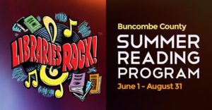 Buncombe County Summer Reading Program (rising high school seniors or younger) @ Buncombe County Libraries