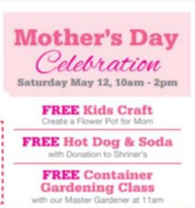 Mother's Day Celebration @ Carolina Ace Hardware | Hendersonville | North Carolina | United States