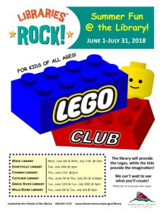 Summer Fun @ The Library : LEGO Club @ Henderson County Libraries