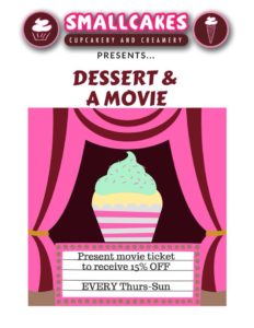 Dessert & A Movie Deal @ T.B.M Smallcakes: A Cupcakery & Creamery-Asheville | Asheville | North Carolina | United States