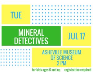 Mineral Detectives with AMOS @ Enka/Candler Public Library | Candler | North Carolina | United States