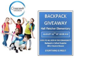 Backpack Giveaway @ Hall Fletcher Elementary  | Asheville | North Carolina | United States