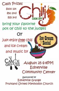 Ice Cream Sundae Social and Chili Cookoff @ Edneyville Community Center  | Hendersonville | North Carolina | United States