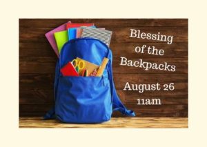 Blessing of the Backpacks @ Living Waters Tabernacle-CGMA  | Old Fort | North Carolina | United States