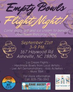 Empty Bowls Night (Outdoor Event) @ The Hop Ice Creamery  | Asheville | North Carolina | United States