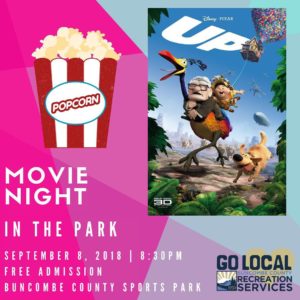 Movie Night in the Park and after movie Camp Out @ Buncombe County Sports Park | Asheville | North Carolina | United States