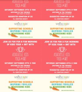 Kids Yoga & Art Benefit at Whole Foods! @ Whole Foods Market (Tunnel Rd) | Asheville | North Carolina | United States