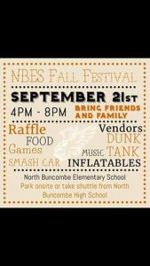 NBES Fall Festival @ North Buncombe Elementary School | Weaverville | North Carolina | United States