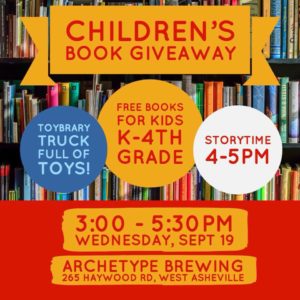 Children’s Book Giveaway and Storytime @ Archetype Brewing | Asheville | North Carolina | United States