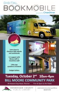 Digital Bookmobile ~ Free & Open to the Public @ Bill Moore Community Park | Fletcher | North Carolina | United States