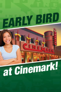 Early Bird at Cinemark @ The Carolina Cinemark Asheville | Asheville | North Carolina | United States