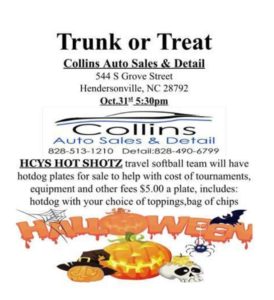 Trunk or Treat @ Collins Auto Sales & Detail | Hendersonville | North Carolina | United States