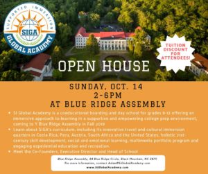 SIGA Open House @ YMCA Blue Ridge Assembly  | Black Mountain | North Carolina | United States