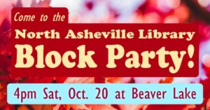 Library Block Party & Fundraiser @ Beaver Lake Park