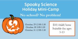 Spooky Science Holiday Mini-Camp (5-13yrs) @ Asheville Museum of Science  | Asheville | North Carolina | United States