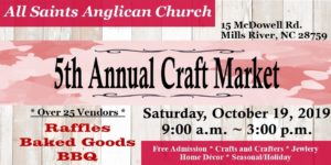 Annual Craft Market @ All Saints Anglican Church  | Mills River | North Carolina | United States